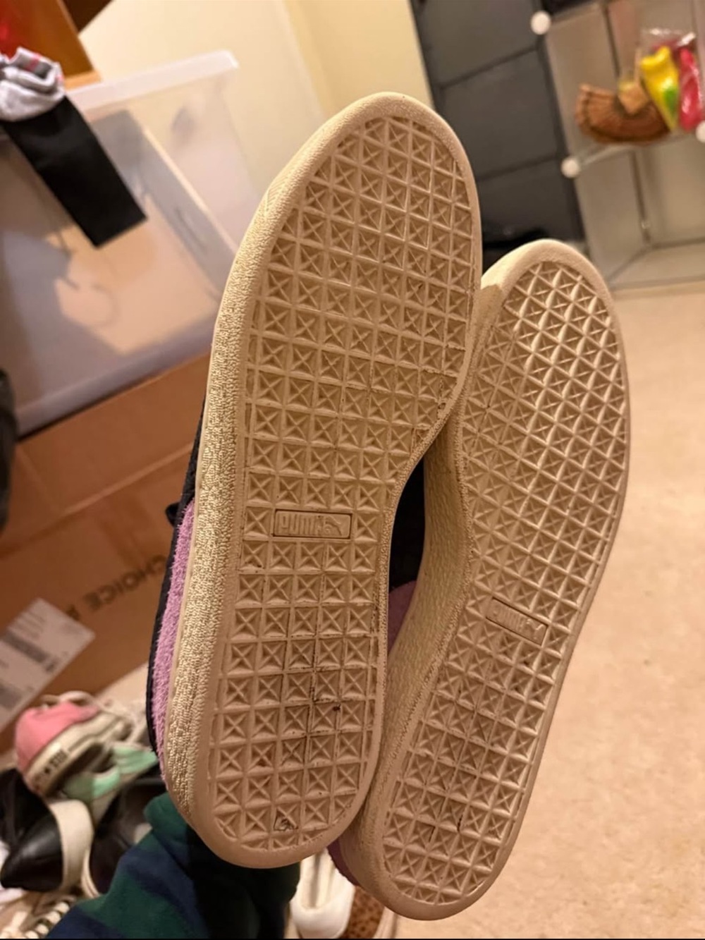 Puma x Diamond Supply in Lavender with Black Stripe - Picture 2 of 2
